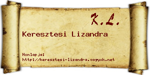 Keresztesi Lizandra névjegykártya